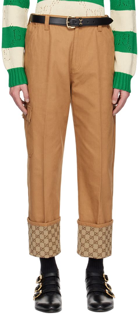 pantalon cargo gucci|Gucci pants for men.